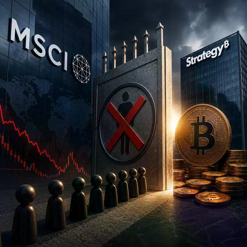 스트래티지(MSTR), MSCI 지수 퇴출 위기...세일러 "차별적 규정" 분노 관련 이미지