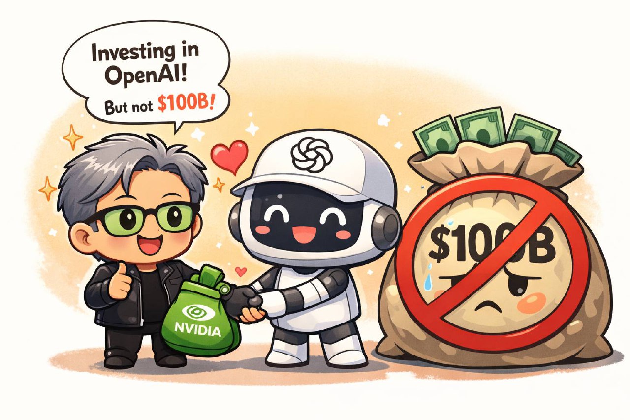 젠슨 황, 오픈AI 투자 계획 발표 관련 이미지