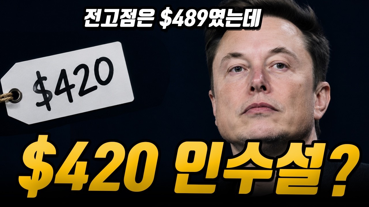 $420 인수설, 기관이 찬성하면 개인 표 없이도 통과? — $354 테슬라 주주라면 받으시겠어요? 관련 이미지