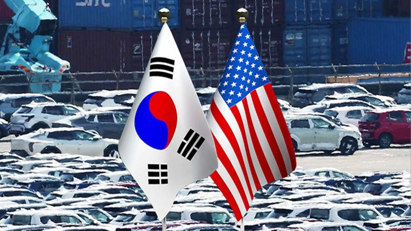 트럼프, 한국산 자동차 관세 25% 인상 경고 관련 이미지