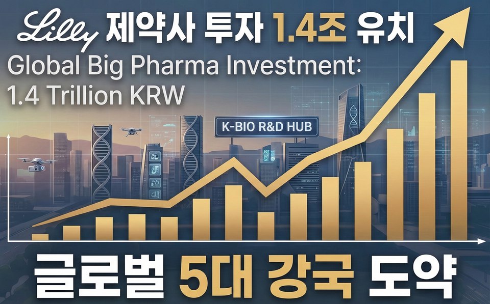 릴리·로슈 등 글로벌 빅파마 1.4조 투자 관련 이미지