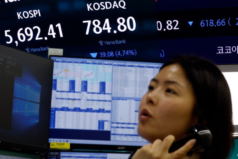 미국 물가 상승에 코스피 6% 급락 매도 사이드카 발동 관련 이미지