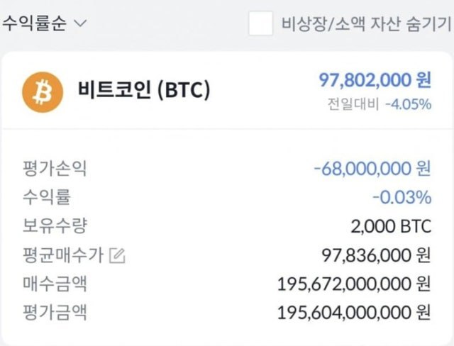 빗썸 입력 실수로 38조원 유령 코인 발생 사고 관련 이미지