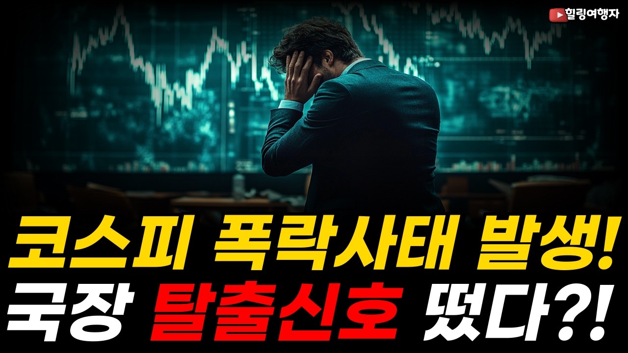 코스피 폭락사태 발생! 국장 탈출 신호? 젠슨 황 효과도 안 먹혔다! 국장 변곡점 왔나? 국장에 피바람 불어온 이유는? 이제부터 하루하루 공포스러울까? 관련 이미지