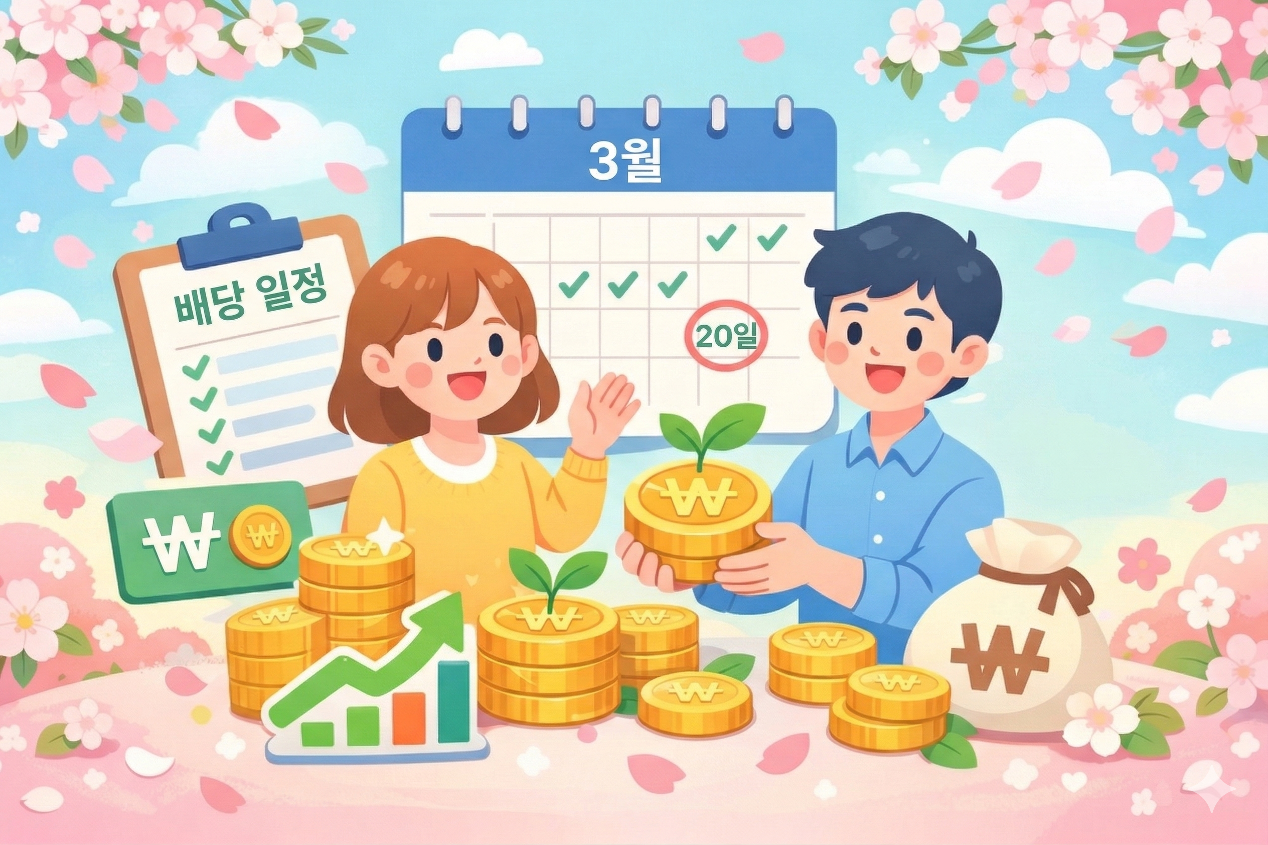 봄이 왔어요, 배당의 봄🌸