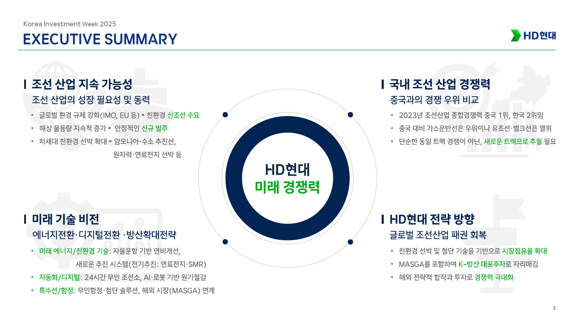 HD현대의 미래 비전 -> 혁신 혁신 혁신!