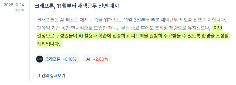 재택 살아남은 회사 어디남았음?