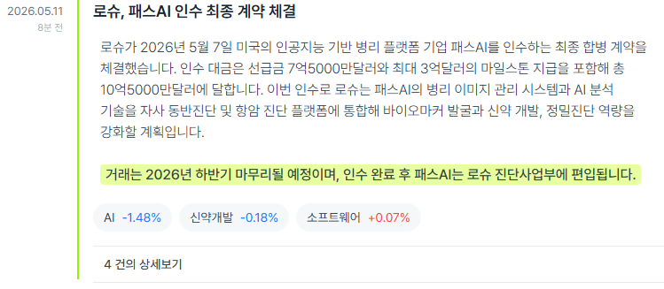 로슈가 Path AI를 인수한 이유?